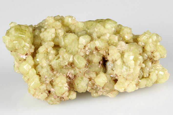 Lustrous, Yellow Topazolite Garnet Cluster - Mexico #188259